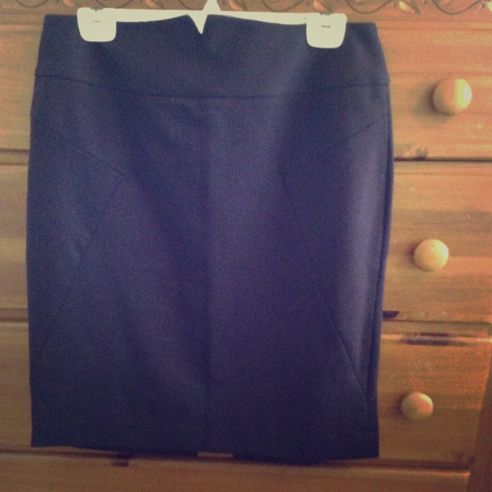 Adrienne Vittadini Deep Plum Pencil Skirt Sz 12